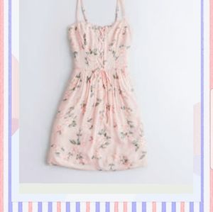 Hollister floral pink dress